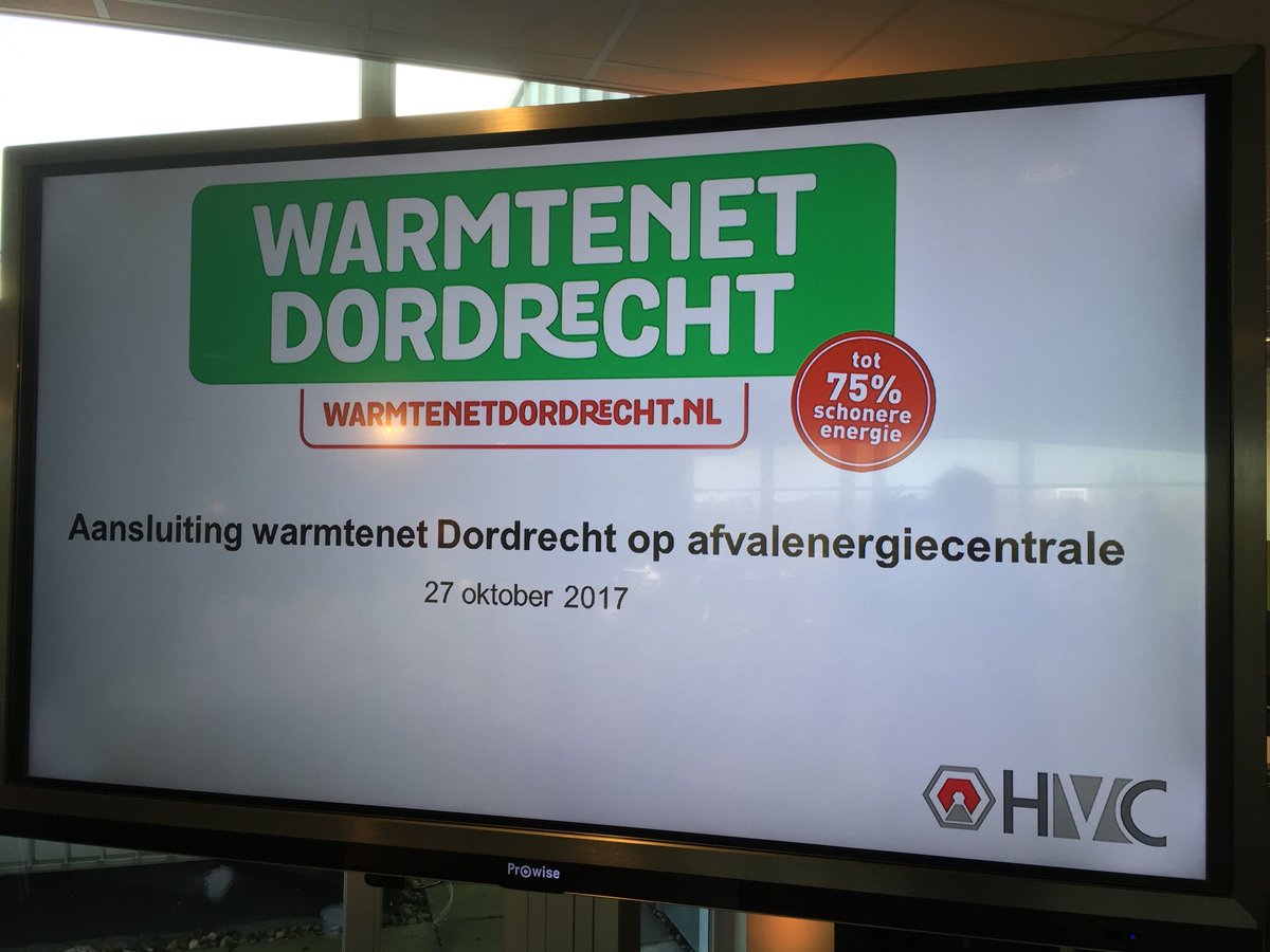 Opening #warmtenet dordrecht! #hvcgroep #duurzaam #energie