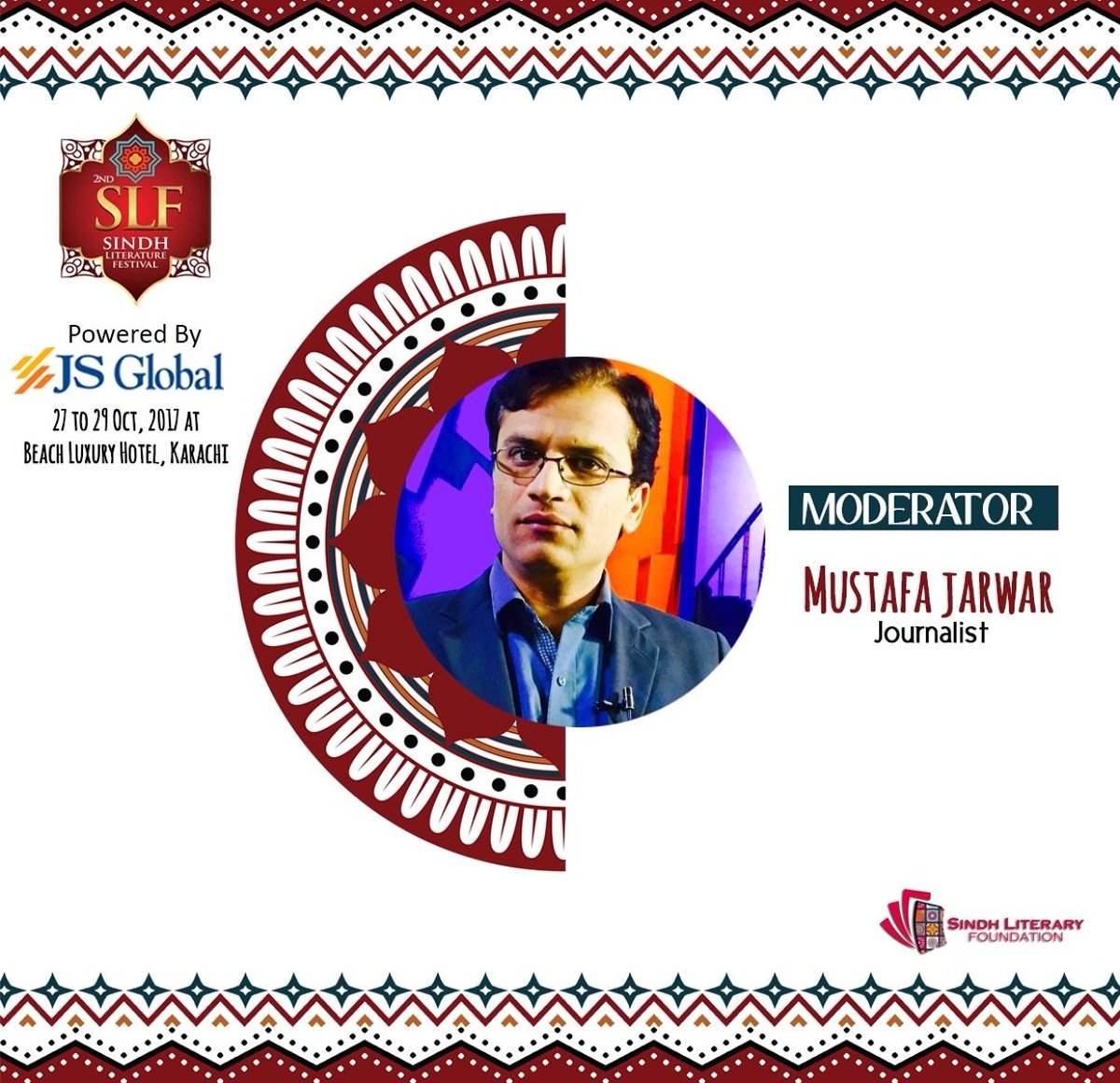 3rdSLF2018's tweet photo. 2ndSLF2017 from 27th till 29th OCT, 2017 at Beach Luxury Hotel, Karachi
 #SLF2017 https://t.co/M5FrkWd0TI