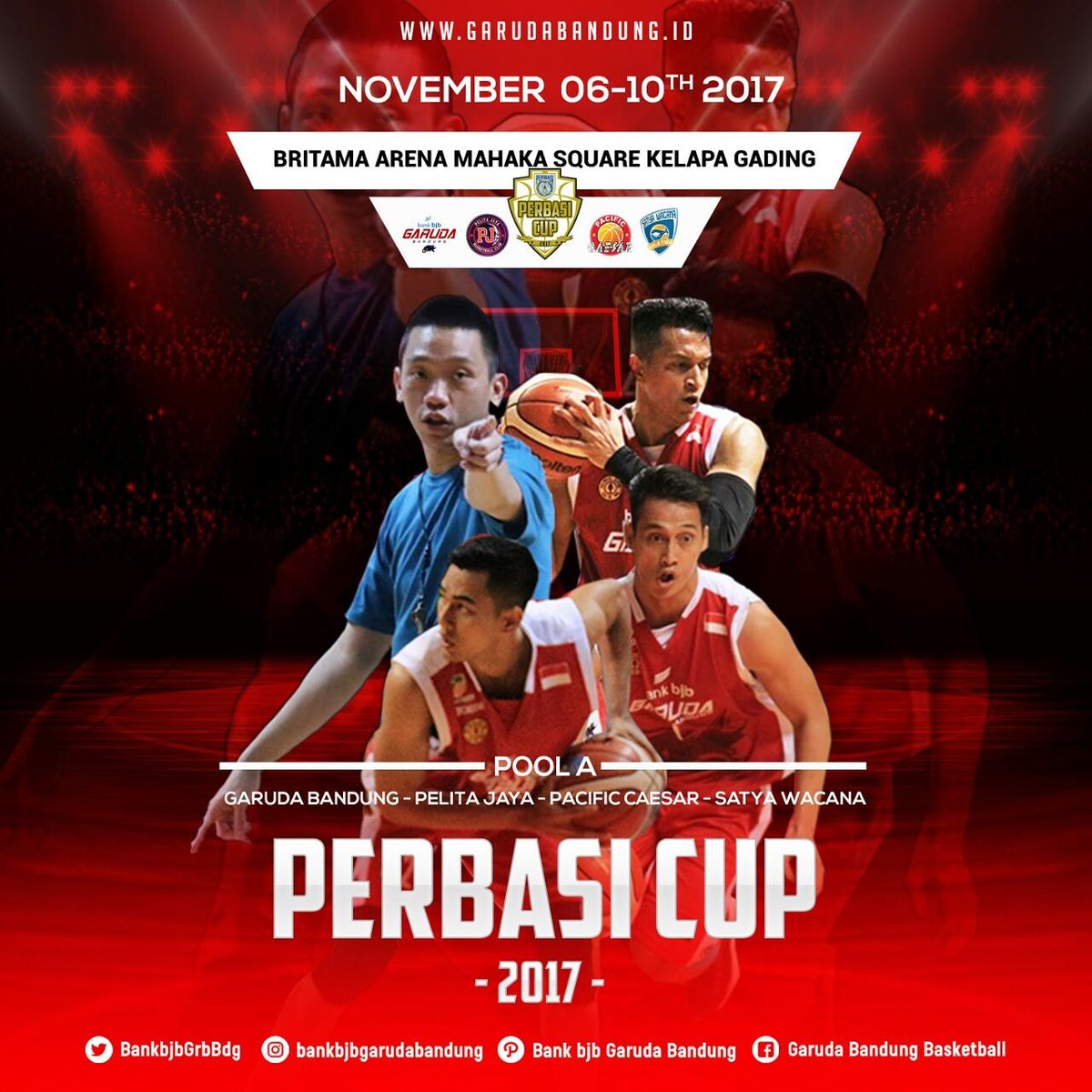 Silahkan catat! Sampai berjuma di Britama Arena 👌#perbasicup2017