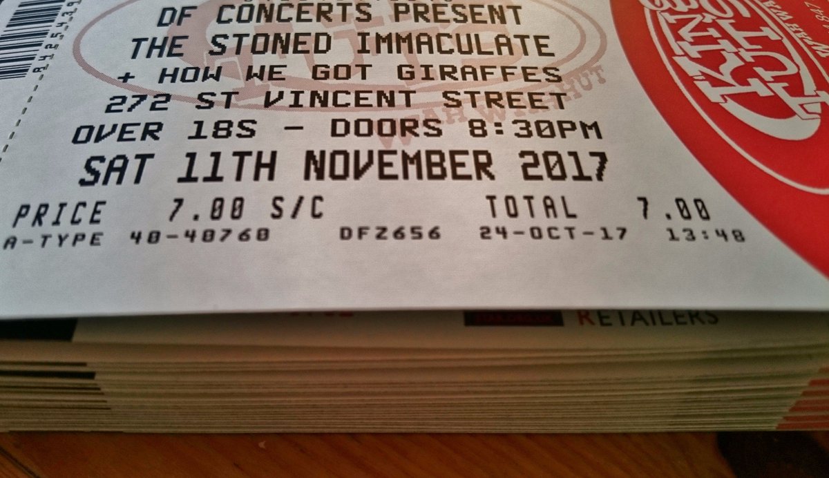 Or, in pictures...  
howwegotgiraffes.bandcamp.com/merch/tickets-…