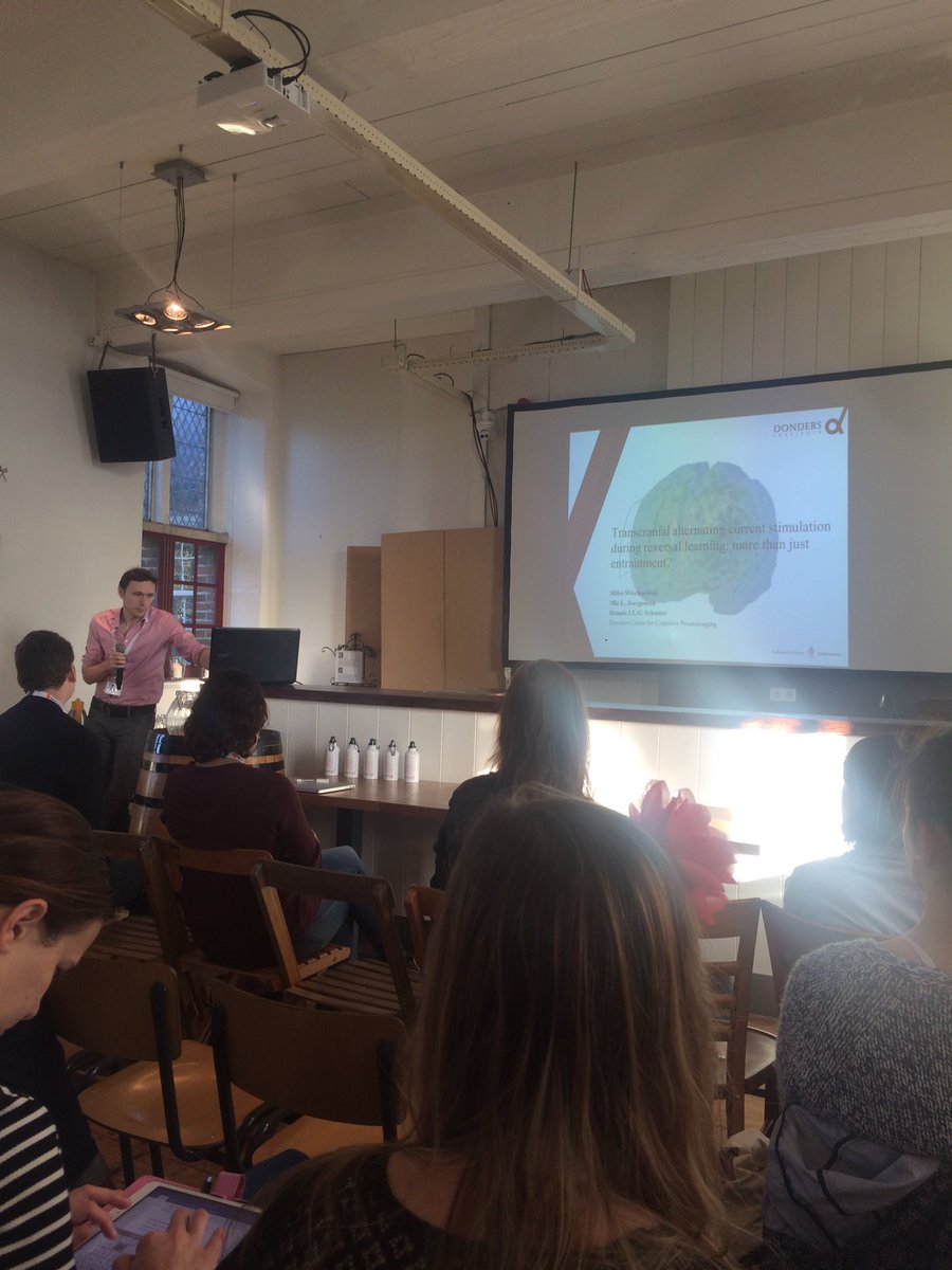 dondersdiscuss's tweet photo. Now @ parallel session C: brain stimulation in cognitive research! #dd2017 #dondersdiscussions @DondersInst https://t.co/rtjh9OVJDq