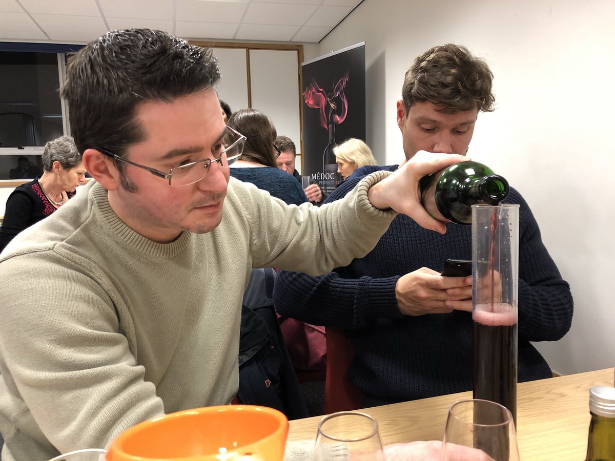Lionel_Somm's tweet photo. Many thanks to @medoc_wines and Emma. Great evening blend our own wine. Excellent wine, my top 3 #Giscours #BranaireDucru #Maucaillou 🍷🍷🍷 https://t.co/mPeknBQsDh