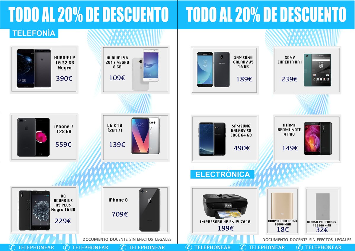 Telephonear_SLS's tweet photo. Presentamos nuestros productos de esta nueva temporada con la oferta vigente que será duradera hasta el 14/11/17. Esperamos vuestra llamada. https://t.co/Yq4uFH3vLp