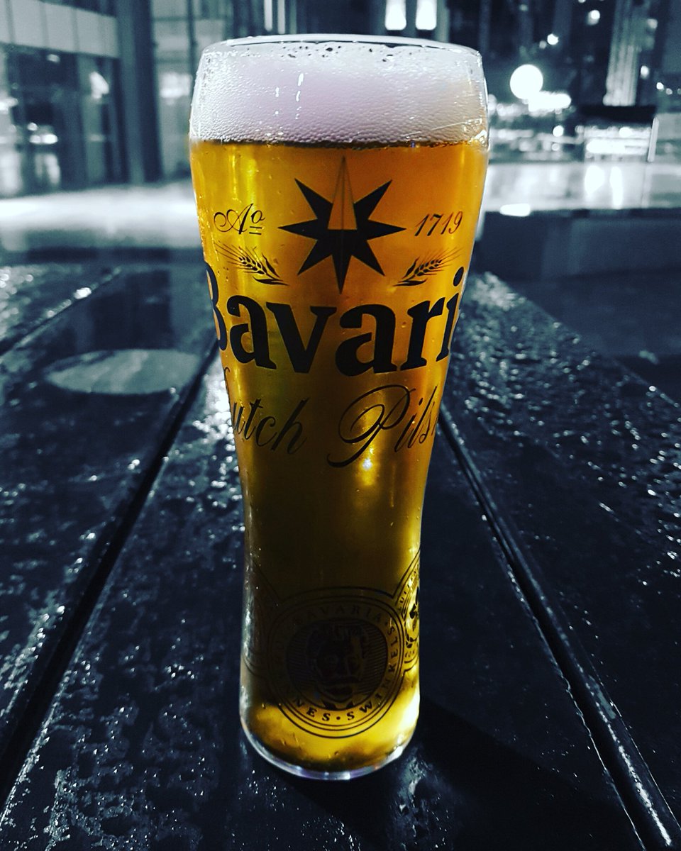 Beautifully taken shot of a refreshing pint of Bavaria, courtesy of @davidpearce873 . Proost, David! #BavariaBeer #Manchester #OnDraught