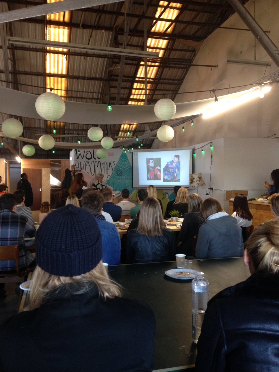 CM_Cardiff's tweet image. Listening to Sarah + Julia talk about how they saved fabric from landfill by upcycling it to create fab outfits #CMpioneer #Sustainability