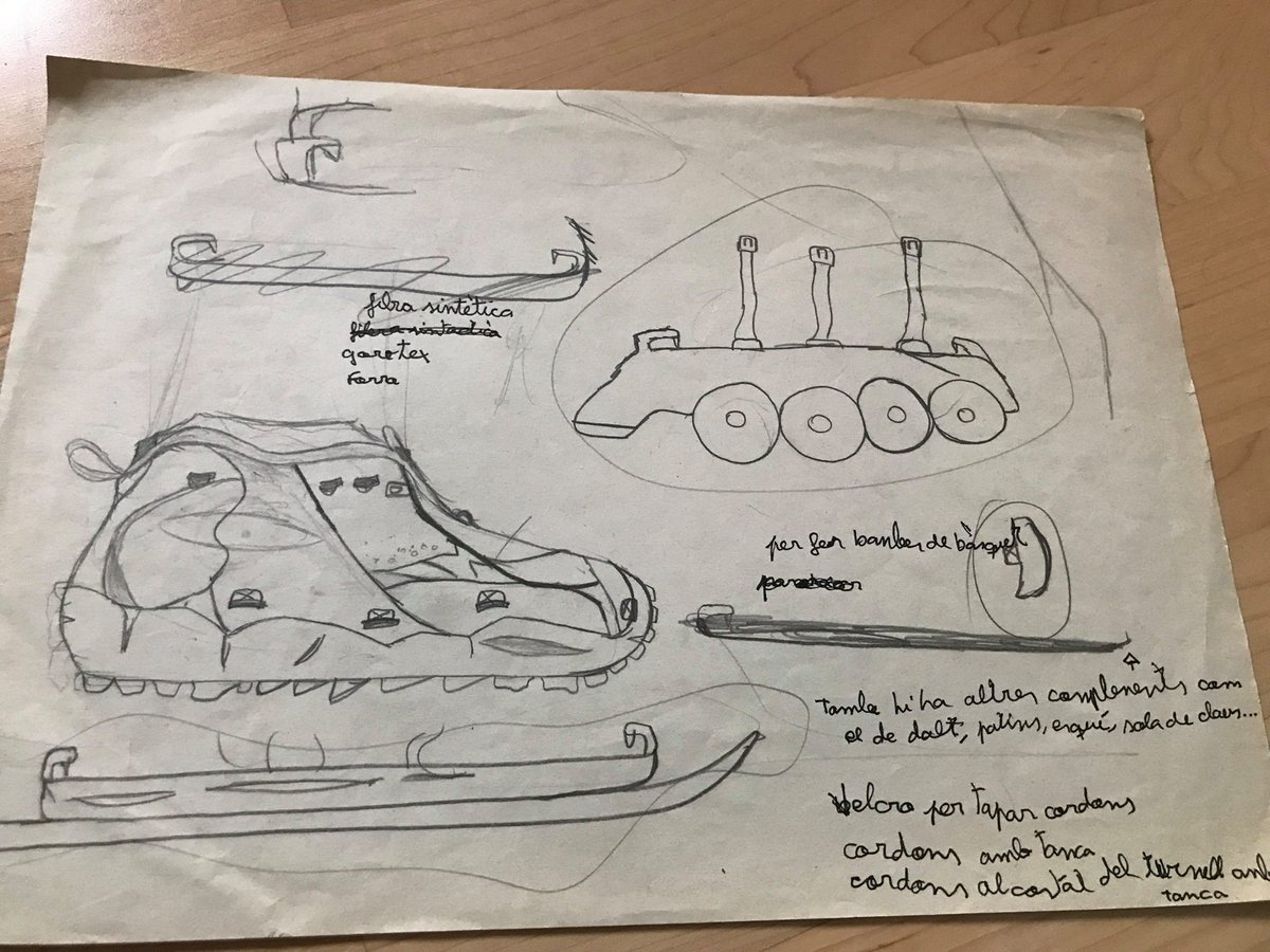 when I was 5 I was designing shoes for climb, ski, run, glide... 25 years after I can make this dream true thanks to <a href="/SalomonRunning/">Salomon Running</a> ;)