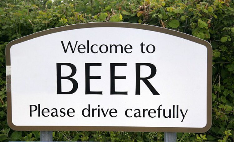 thedevonnetwork's tweet image. Oh the irony 🍺😂 who has been for beers in beer?? #visitbeer #visitdevon #devon