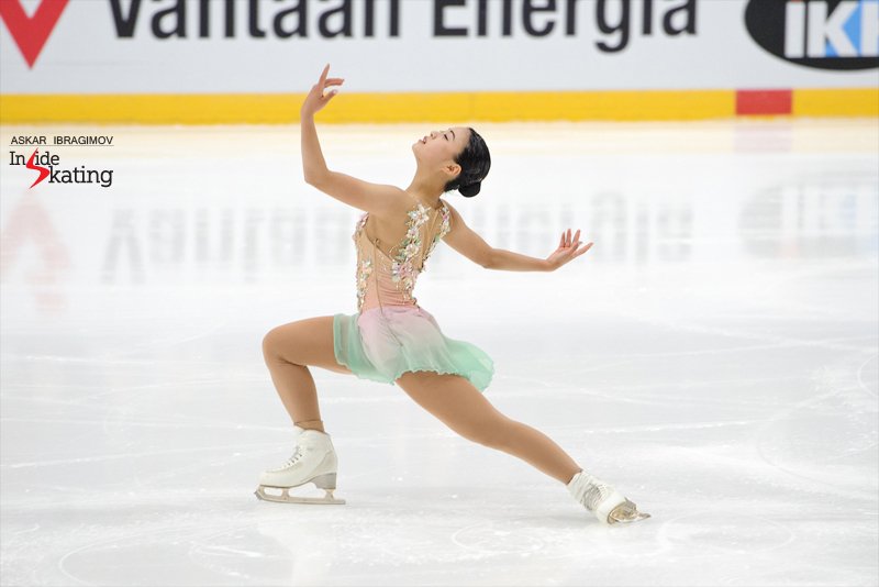 insideskating's tweet photo. This season, #YunaShiraiwa is "la fille aux cheveux de lin" - and we loved her presence in Espoo: https://t.co/nnyvHaRAY4. #FinTrophy17 https://t.co/ydfFDlWSaO