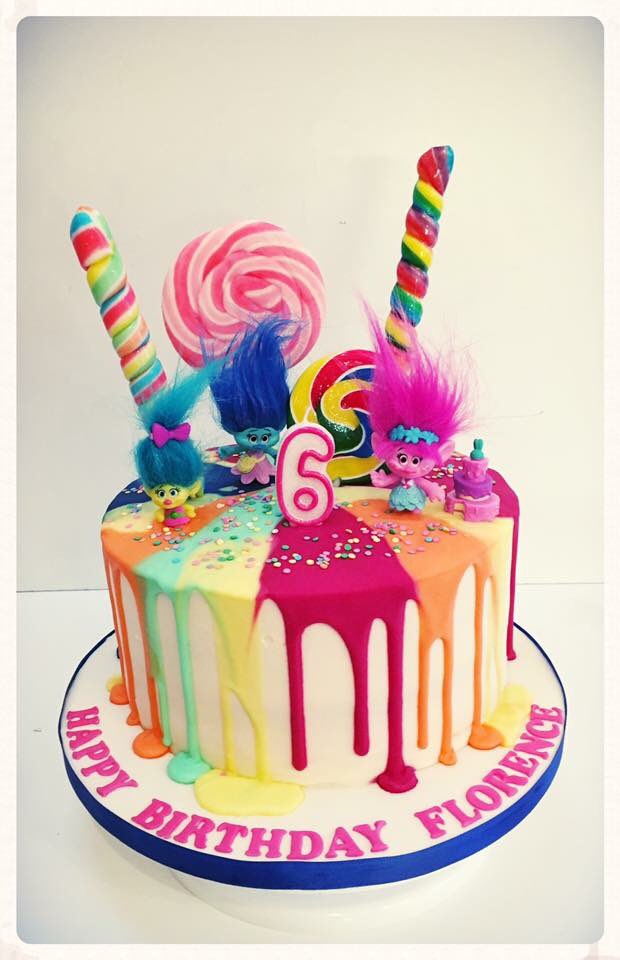 Belles_Bakes15's tweet photo. I told you it was colourful in my kitchen today 🌈 #colour #colourfulcake #trolls #trollscake #FridayFeeling #birthday #happybirthday #cake https://t.co/pEWe95a7LZ