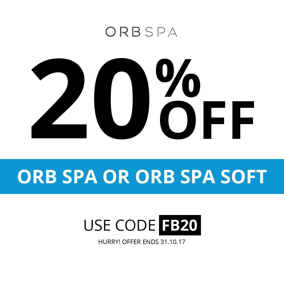 EcocamelShower's tweet photo. Ordering an #OrbSpa or Orb Spa Soft? Use code FB20 for 20% off! #everydropcounts https://t.co/SXpybHzt5k