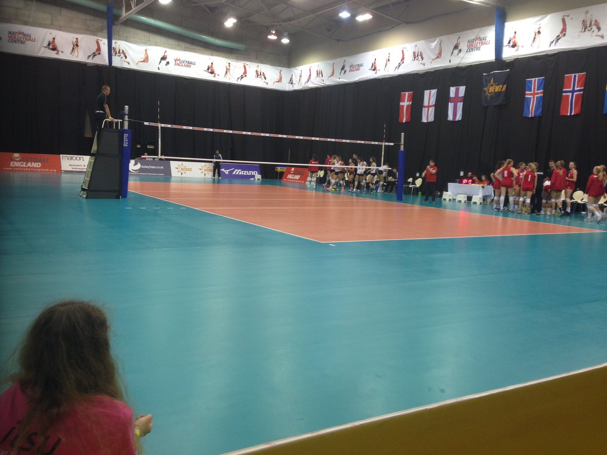 Working today at the Northern Europeans Under 19's in Kettering. 6 courtside assistants &amp; 5 Referees!