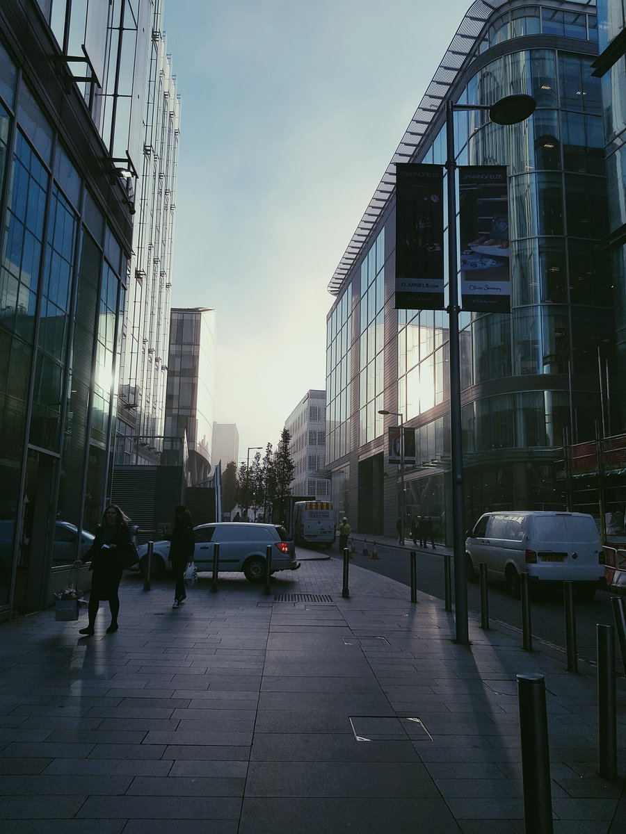 Spinningfields's tweet photo. We're seeing Spinningfields in a whole new spooky light this morning! #Screamfields https://t.co/dj62pdh9Gr