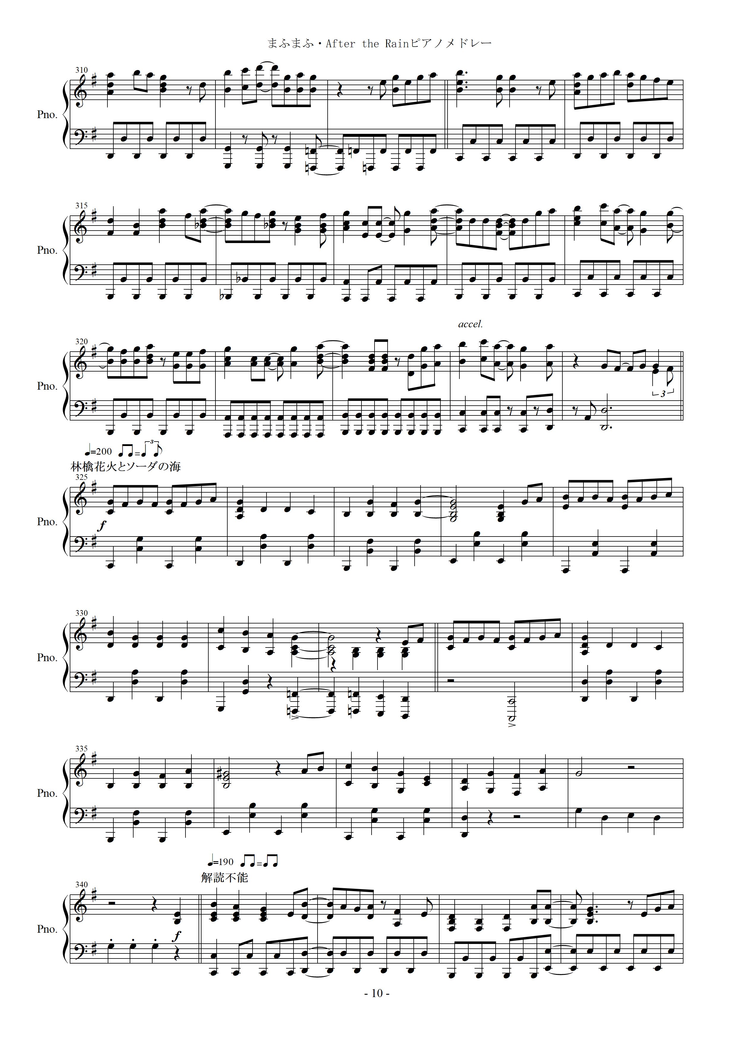 Yoshi Piano 楽譜お待たせしました まふまふaftertherainピアノメドレーです 1 4 長いし難しめですが挑戦し甲斐はあると思います 笑 Youtube T Co Qhen3xibke まふまふ Aftertherain ピアノ 楽譜 メドレー T Co