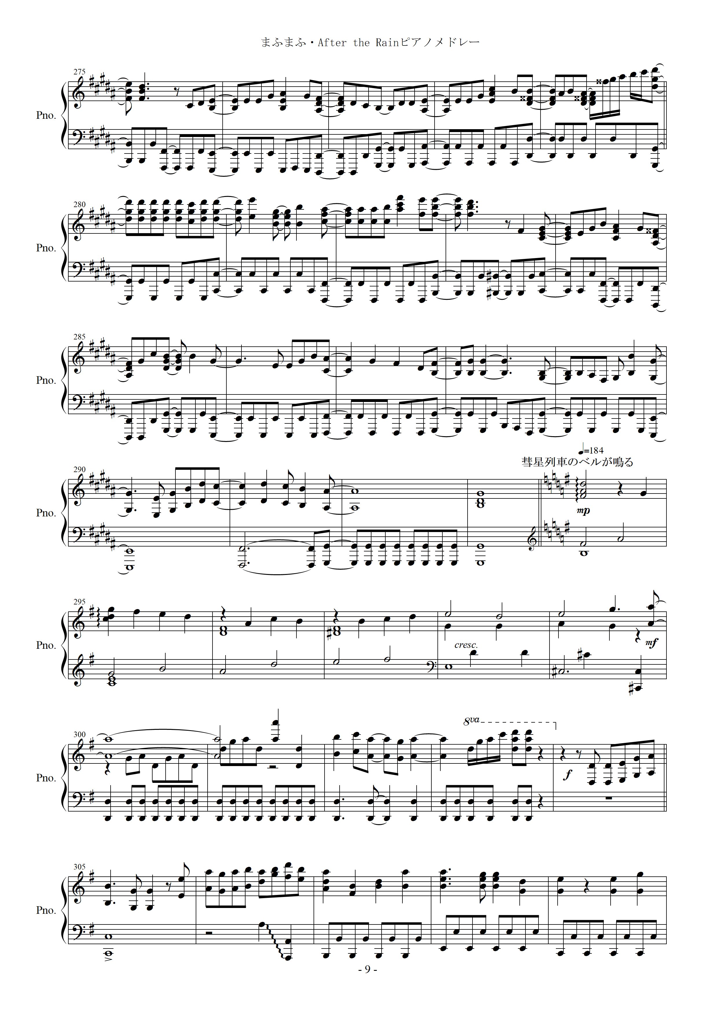 Yoshi Piano 楽譜お待たせしました まふまふaftertherainピアノメドレーです 1 4 長いし難しめですが挑戦し甲斐はあると思います 笑 Youtube T Co Qhen3xibke まふまふ Aftertherain ピアノ 楽譜 メドレー T Co