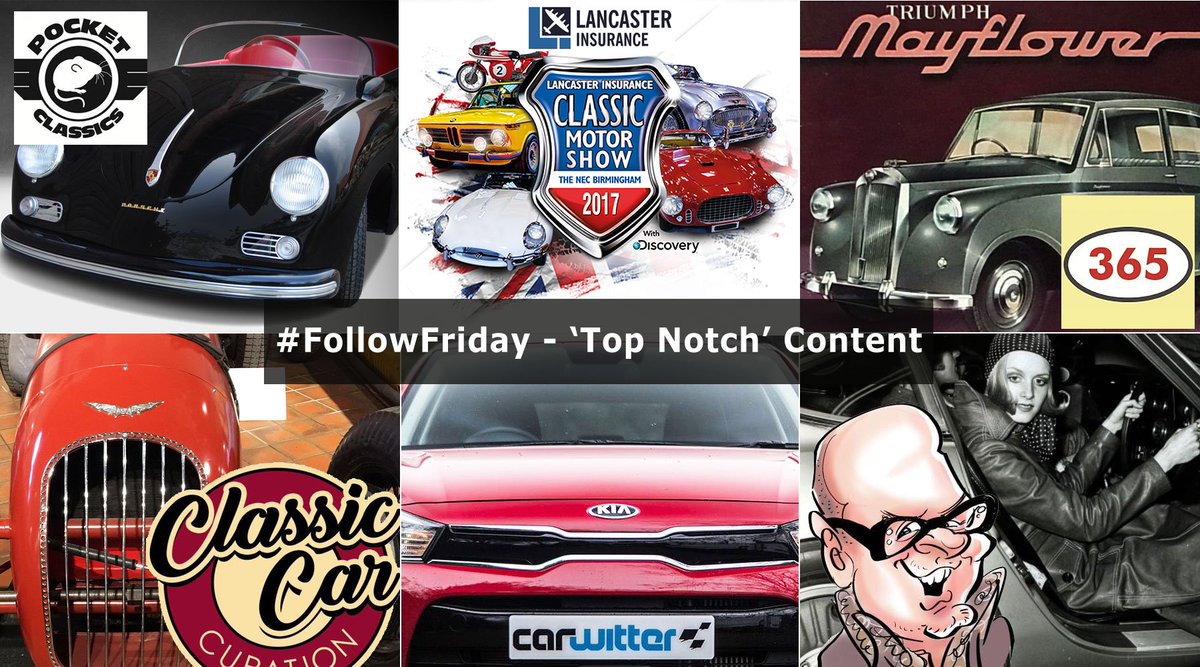 #FollowFriday - Great Tweeters: <a href="/pocketclassics/">Pocket Classics</a> <a href="/Lancaster_Ins/">Lancaster Insurance</a> <a href="/365daysmotoring/">365 Days of Motoring</a> <a href="/CCCuration/">Classic Car Curation</a> <a href="/car_witter/">𝙲𝚊𝚛𝚠𝚒𝚝𝚝𝚎𝚛</a> <a href="/Rockstarscars/">Rockstars Cars</a> #FF