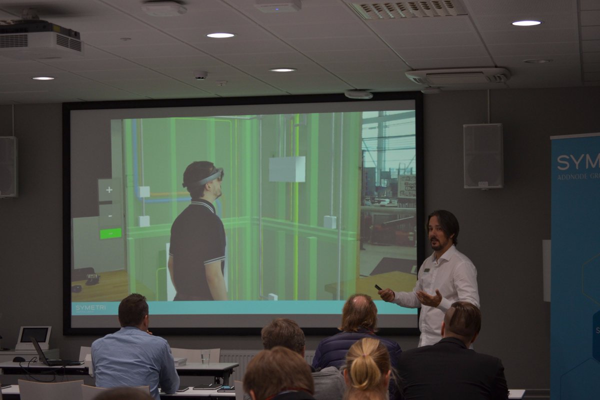 Symetrin VR-spesialisti Martin Saldert puhuu virtuaali- ja lisätystä todellisuudesta #symetribimforum #BIM #VR #AR