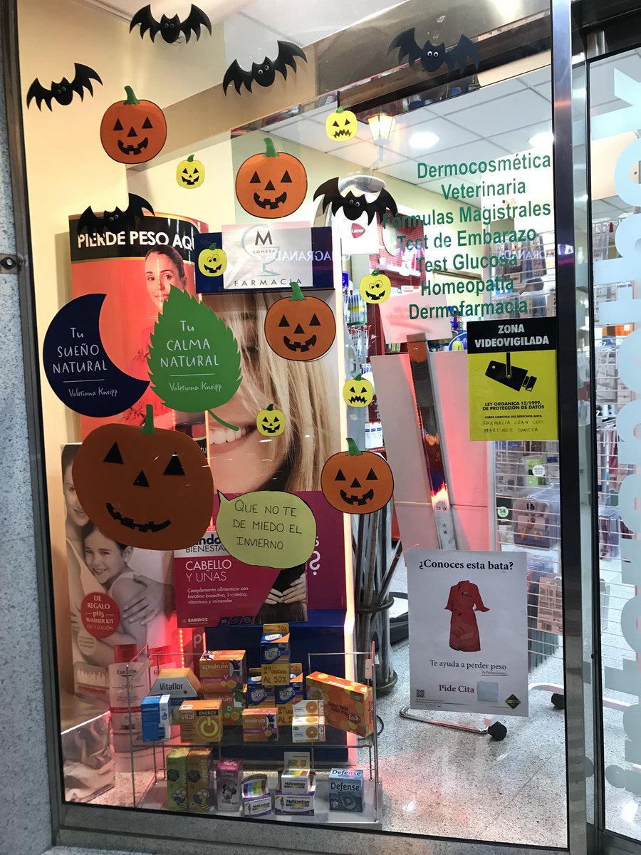 ¡Que no te de miedo el invierno!
¡Es el tiempo de reforzarse con vitaminas!
Este halloween ¡VITAMÍNATE!
🎃🦇🕸🕷👹
¡Consúltanos!
