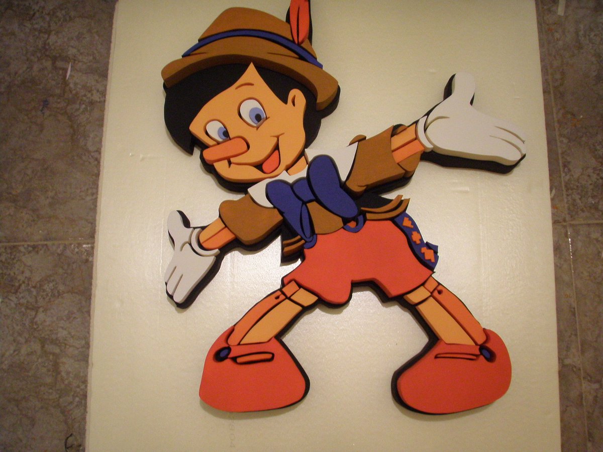 IC_ROTULOS3D's tweet photo. Rótulo decorativo Pinocho #Disney #decoracion #InstantGaming5 #rotulos  #pinocho @Disney @elcorteingles https://t.co/8fy6iU4lsd