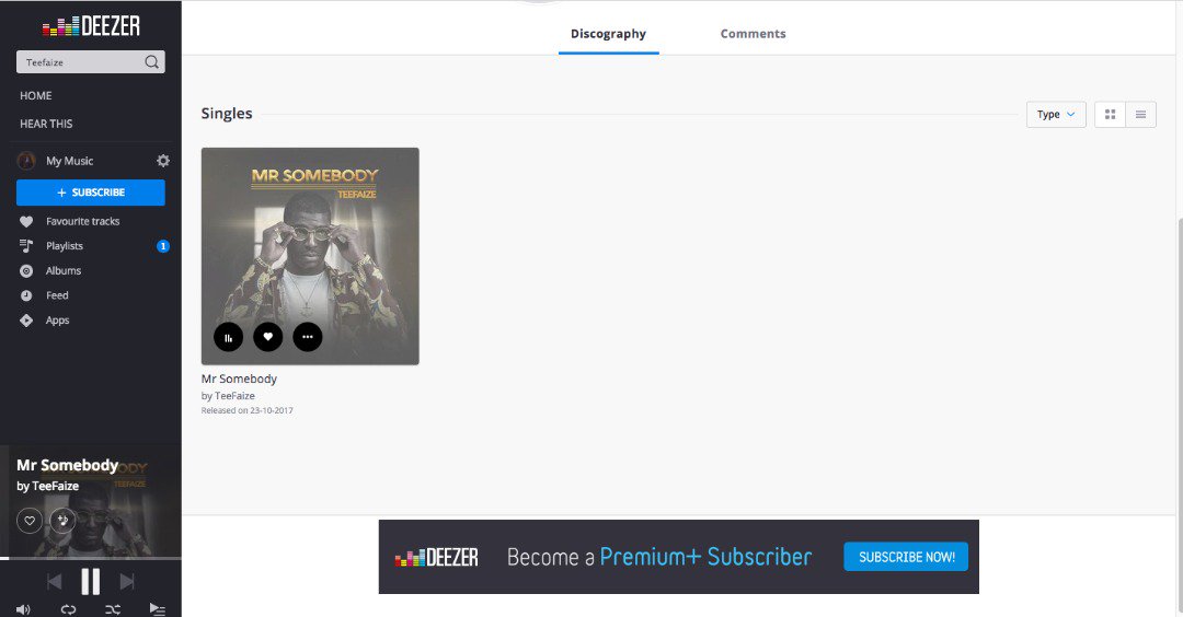 palmerfun's tweet photo. Mr Somebody now on Deezer -   https://t.co/2VOIpjOdeF Support #GoodMusic https://t.co/4BpVn3Cmjw