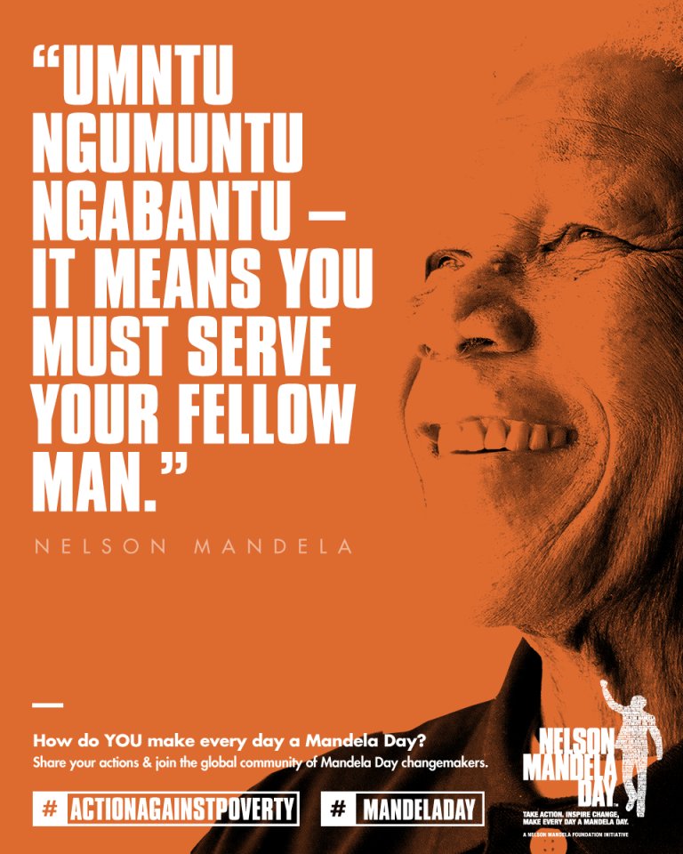 NelsonMandela's tweet photo. So many suffer daily from poverty, hunger, homelessness &amp; more. What are you doing to help those less fortunate? #ActionAgainstPoverty https://t.co/beTyKjEq5l