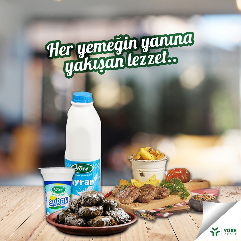 Gün içinde, yemek yanında, kahvaltıda…Her yiyeceğe eşlik eden sofralarımızın vazgeçilmez içeceği 'Yöre Ayran'…