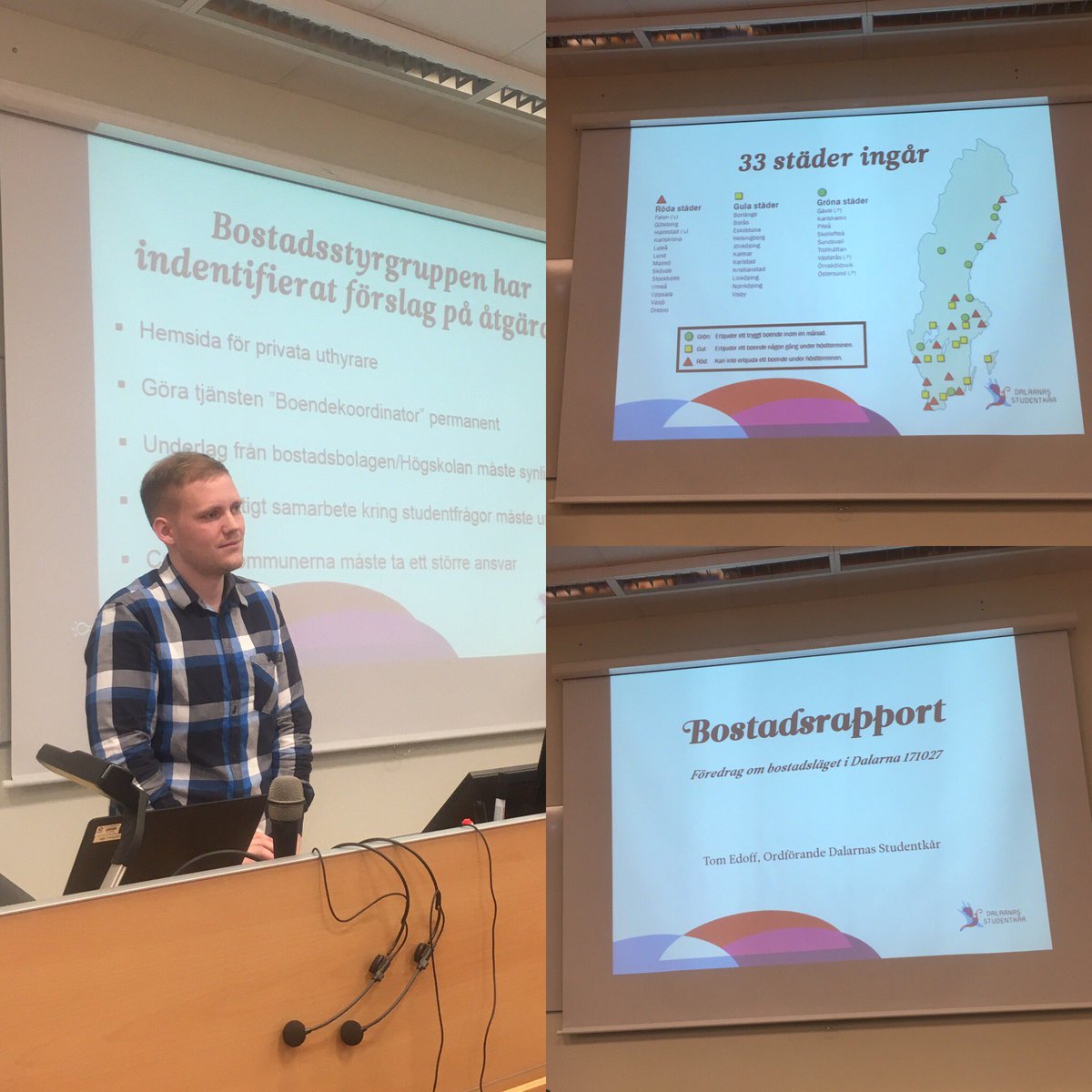 sfs_officiell's tweet photo. SFS besöker @dalastudent som presenterade sin bostadsrapport. Roligt att träffa medlemskårerna o se påverkansarbetet på lokal nivå #sfskar https://t.co/sGAcAqMzJw