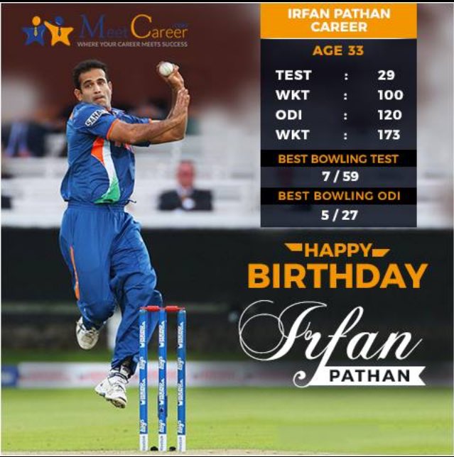 Happy Birthday Irfan Pathan! 