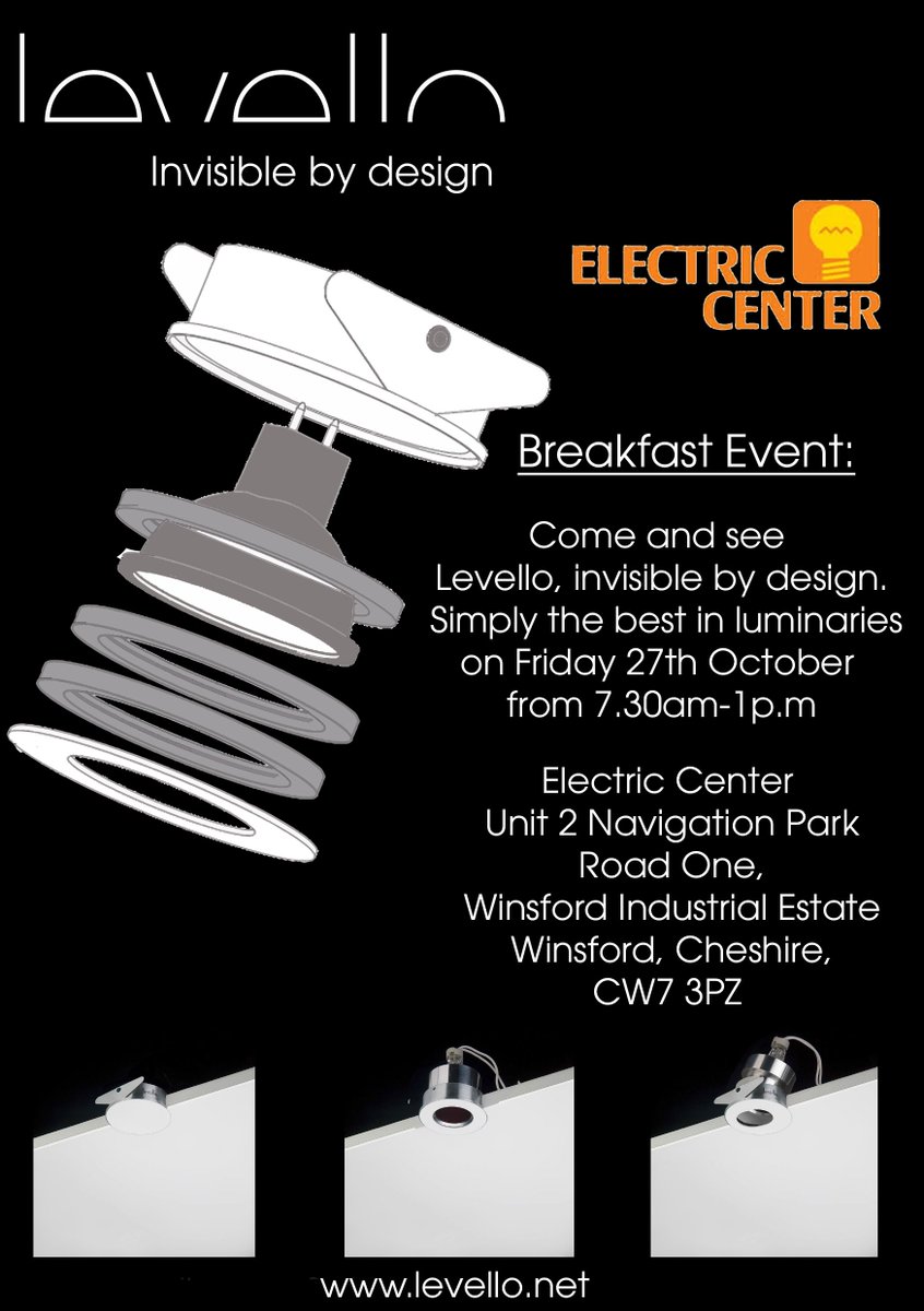 Levello_Lights's tweet image. Come down and see Levello&apos;s unique invisible by design at Electric Center. Simply the best luminaries #invisiblebydesign