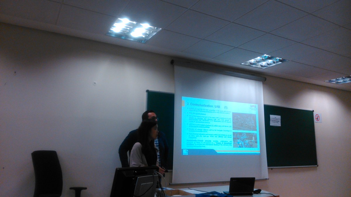 lilimafon's tweet photo. @sergioman90 &amp; @HuongNg2212 on UAB case-study: internationalisation vs regional engagement @RIPcongress2017 https://t.co/0U6MKzUEB7