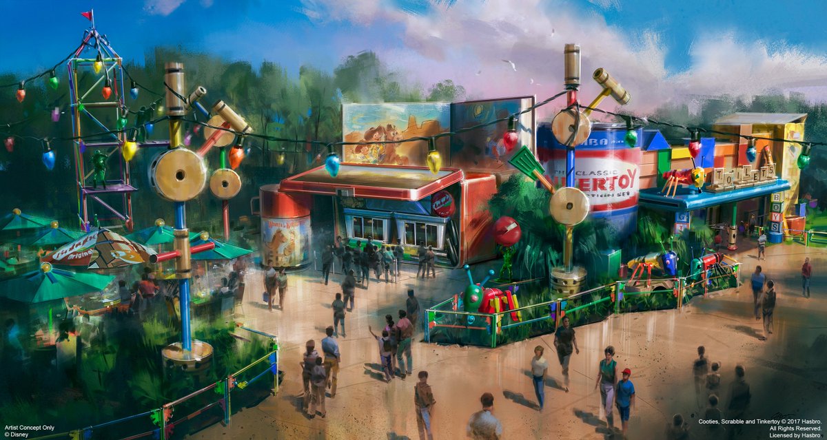 OfficialJoelF's tweet photo. Disney World released first image of Toy Story Land restaurant called Woody's Lunch Box https://t.co/Ng22s58qfL