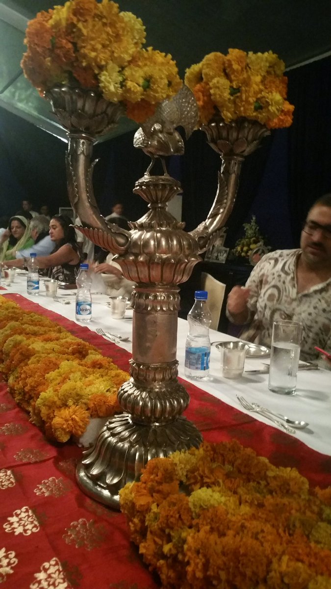 sangeetakhanna's tweet photo. @BelgiuminIndia @eatwithIndia Here is one of the silver candelabra that came from Kishangarh palace. How beautiful is that. https://t.co/FaVmrUuX1D