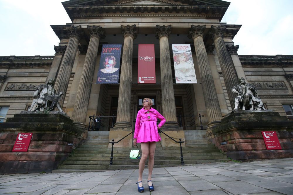 artinliverpool's tweet photo. NEWS: Grayson Perry’s dresses on show at @walkergallery for "Making Himself Claire" >> https://t.co/MCMGllzm51 @Alan_Measles https://t.co/L2tEfBSidc