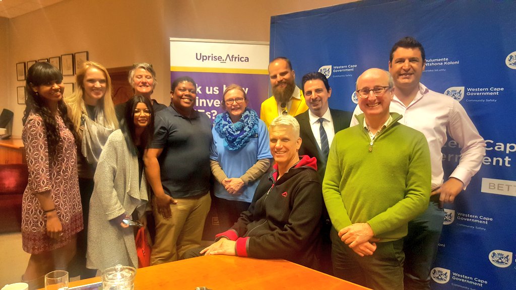 helenzille's tweet photo. These are the guys from @UpriseAfrica who have taught me about #EquityCrowdFunding to invest in emerging businesses @vuyisaq Great idea! https://t.co/8sFKSAQbYk