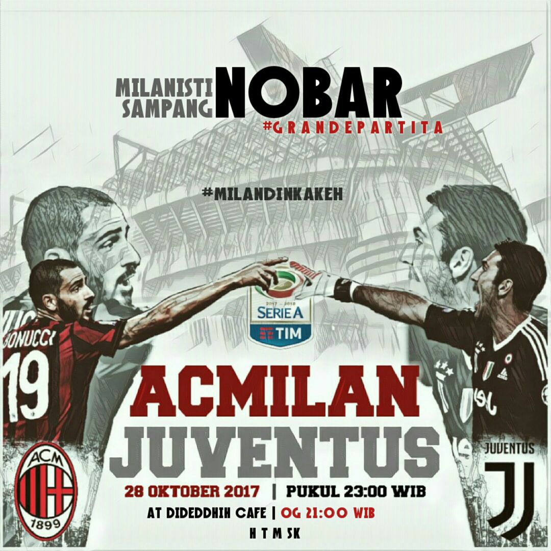 Grande partita!!!!

Ramaikan Milanisti Sampang 
#milanjuve #MilanJuventus #SerieA #milanisti