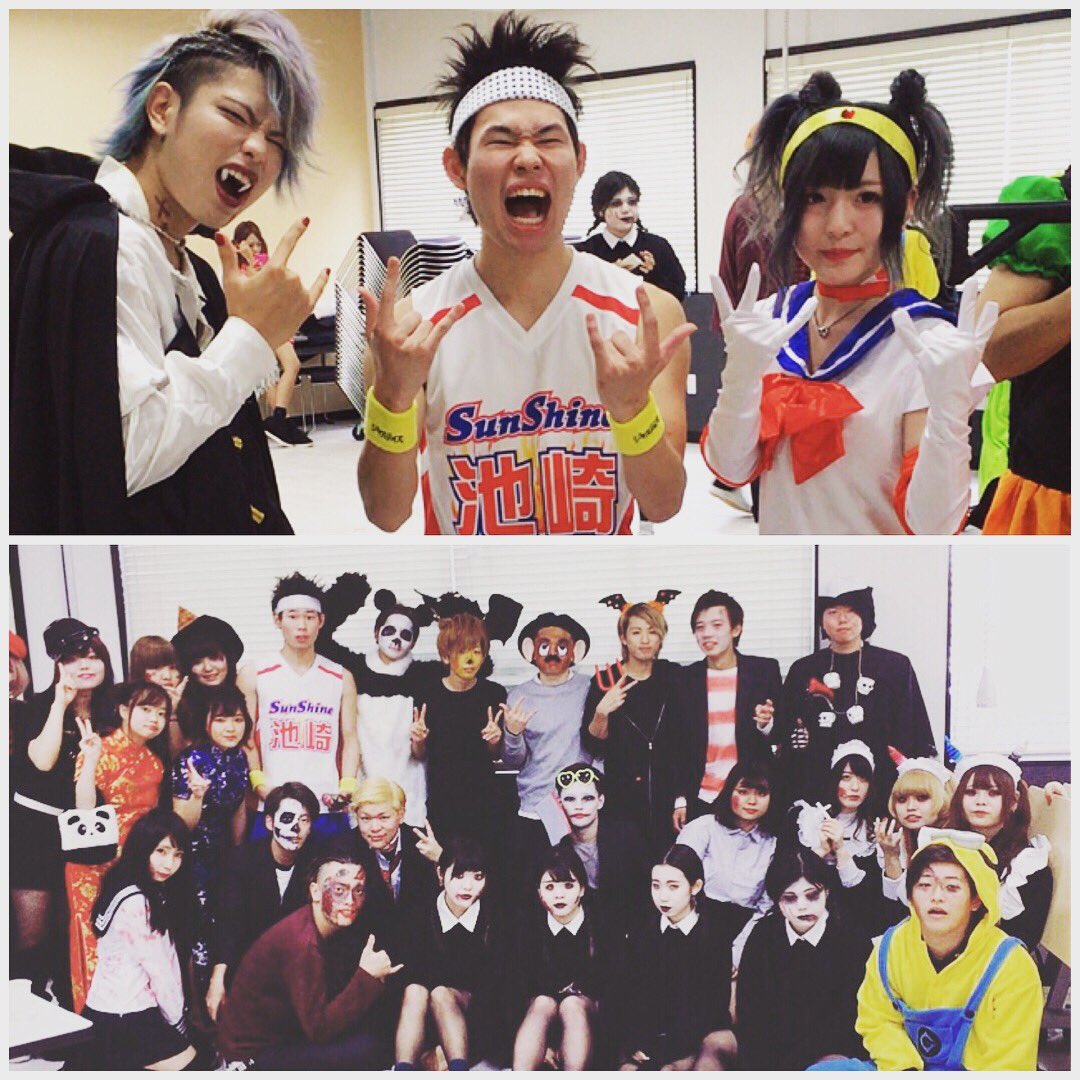 鹿児島県理容美容専門学校 Ribi A Twitter 少し早めのハロウィンをしました 朝からみんなでメイクをして着替えて 最後には写真を撮って楽しみました 年々クオリティが高くなってきて みんな本格的 鹿児島 理容美容専門学校 理容科 美容科