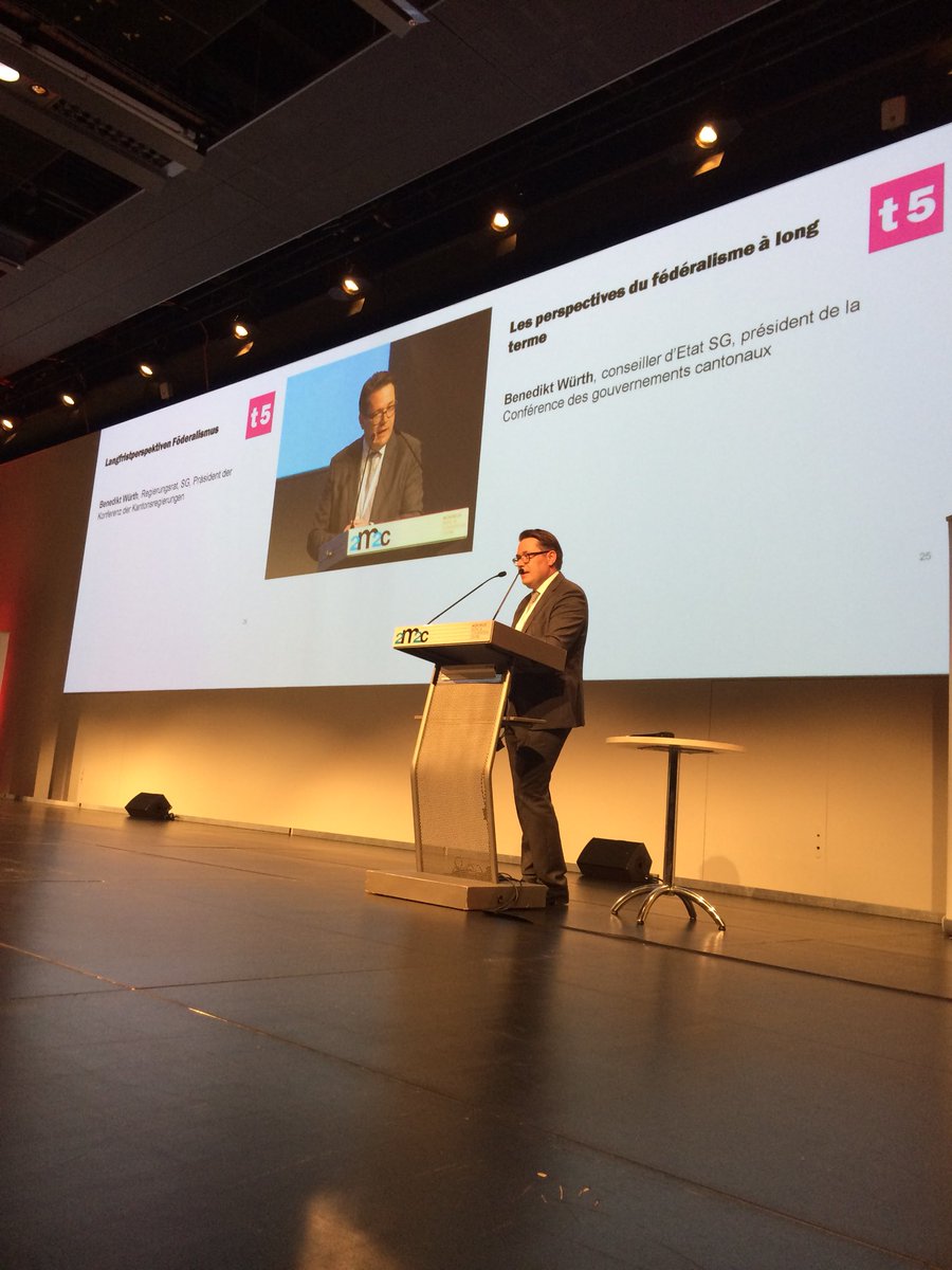 „In vielen Gegen in der Welt will man mehr Föderalismus.“ Benedikt Würth #CFED17