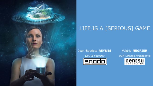 #Attention #VR Retrouvez la vidéo de la conférence Enodo/Dentsu Consulting "Life is a [serious] game" au #conext vimeo.com/239958783