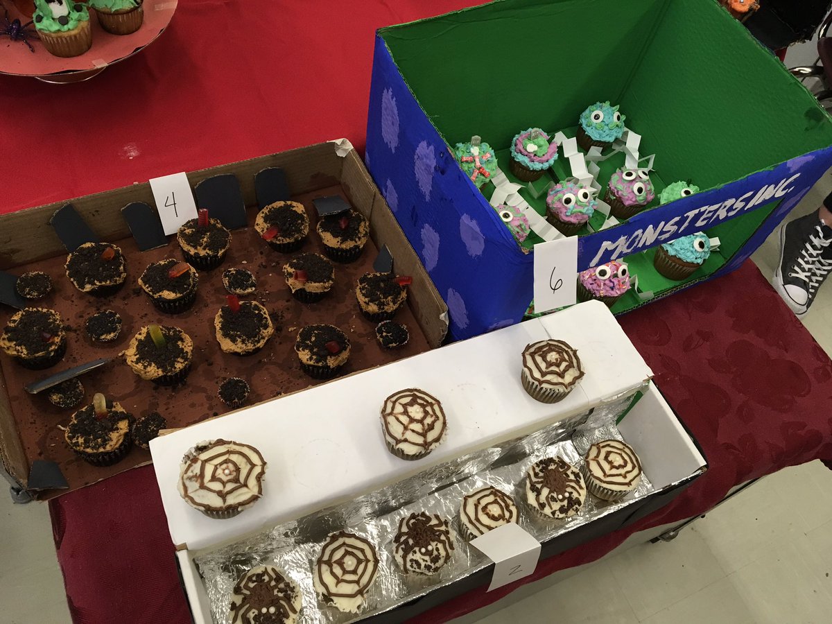Mrs. Forrest's Cupcake Challenge for Halloween.
