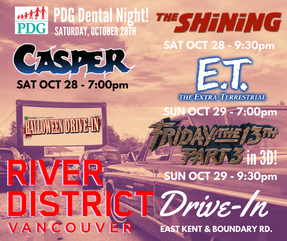 OutdoormoviesBC's tweet photo. SUNDAY! He's 3 million light-years from home: the classic E.T. lands at @RDVancouver #HalloweenDriveIn Oct 29 7pm https://t.co/sZVKquHx9s https://t.co/OdQNjoX4hy