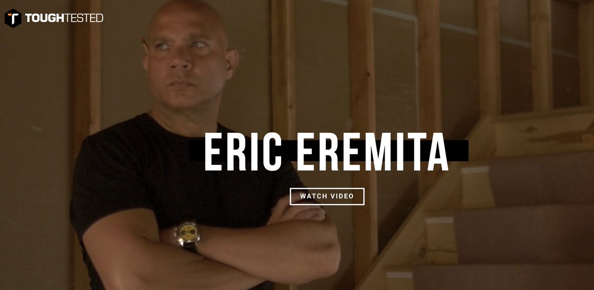 ToughTested's tweet image. Eric Eremita is #madetogotowork. Hear his story toughtested.com/madetogotowork…
