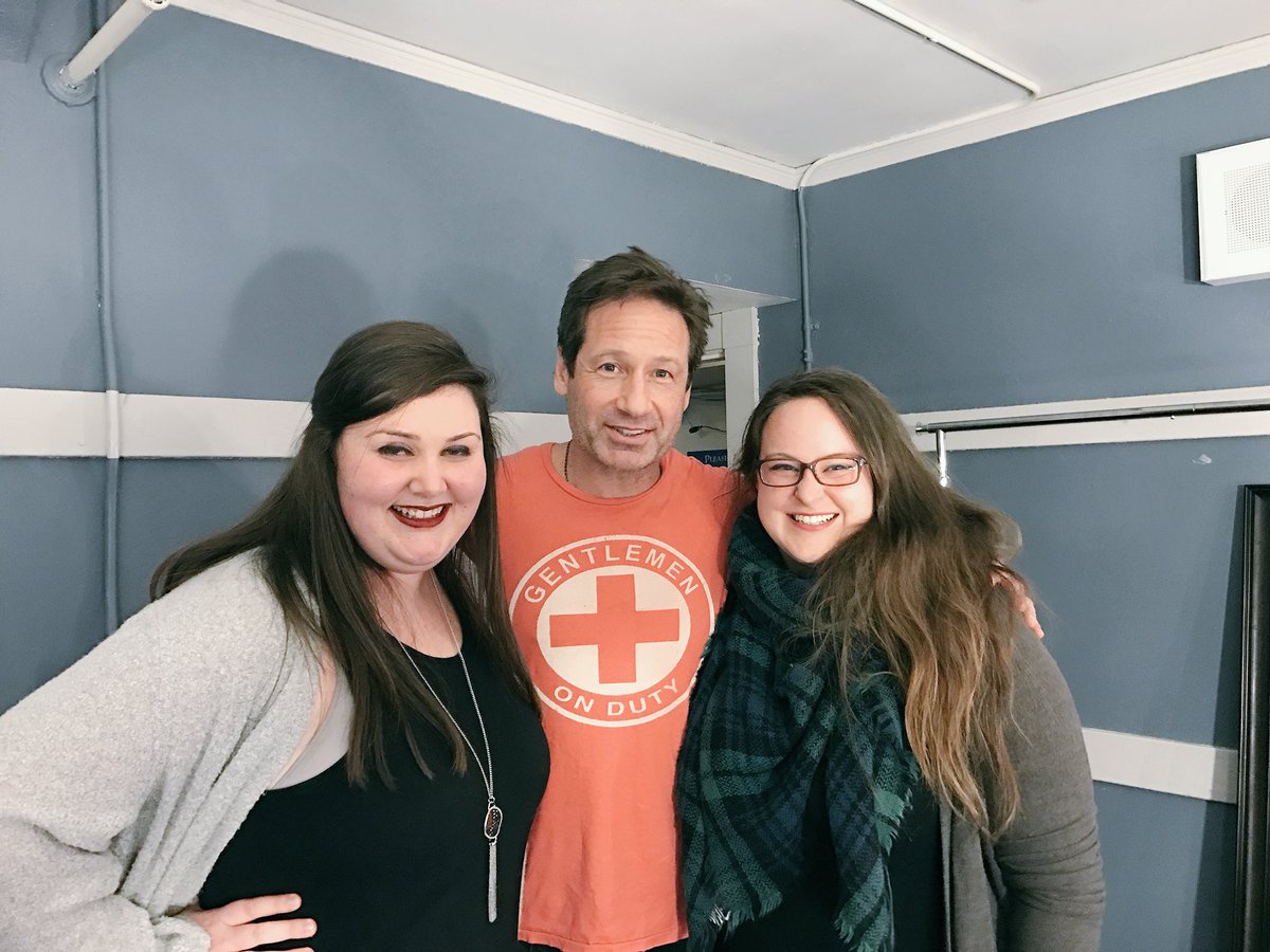 92knots's tweet photo. Missing Boston, and @davidduchovny #FlashbackFriday to this meet up at the Wilbur! #WeMetMulder https://t.co/ybTCOzLAJr