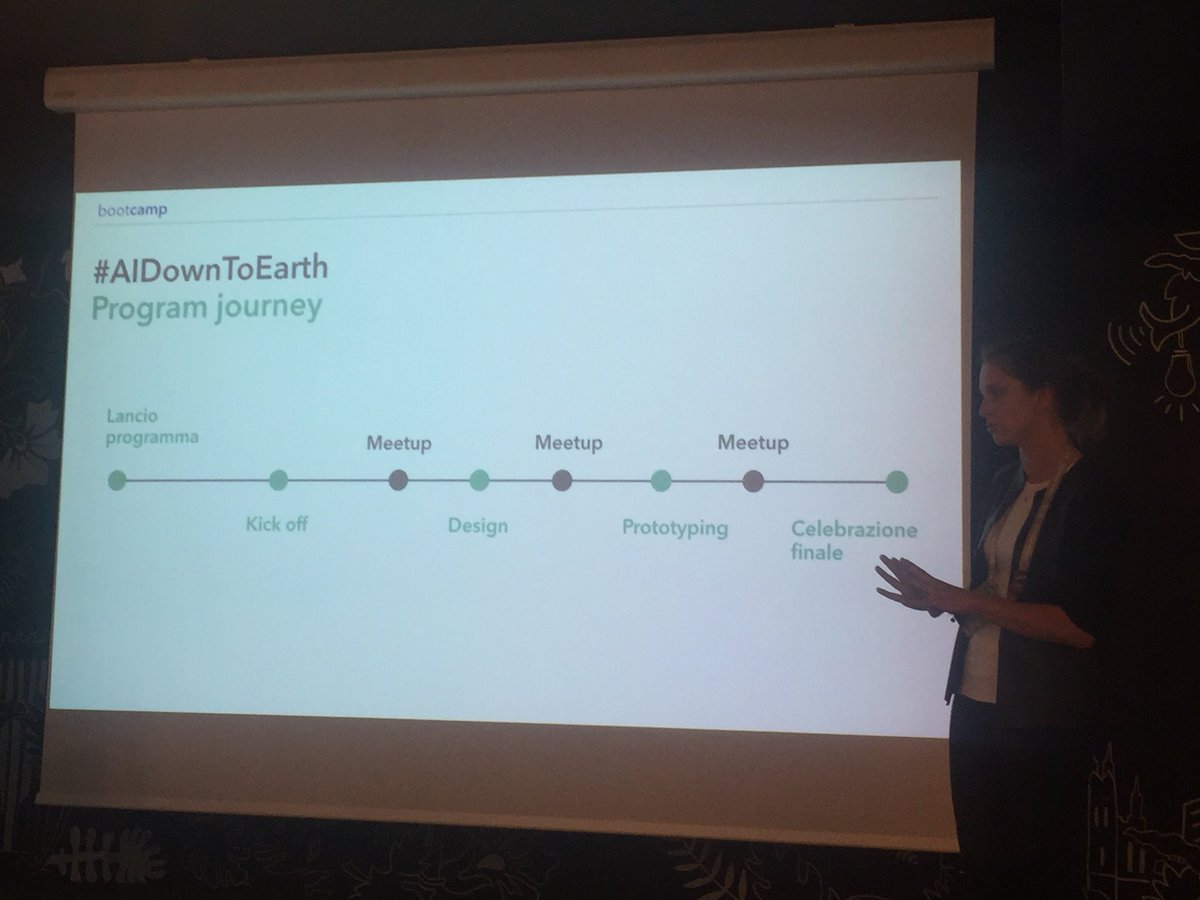 SASitaly's tweet photo. .@mcristinac ci presenta il #programjourney elaborato durante il brainstorming con il suo team #SASbootcamp https://t.co/EPZ0ryWoxO