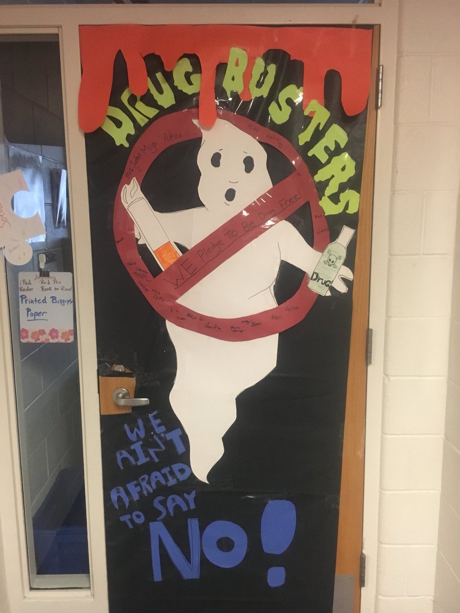 Athena Sotos On Twitter Red Ribbon Week Door Decoration