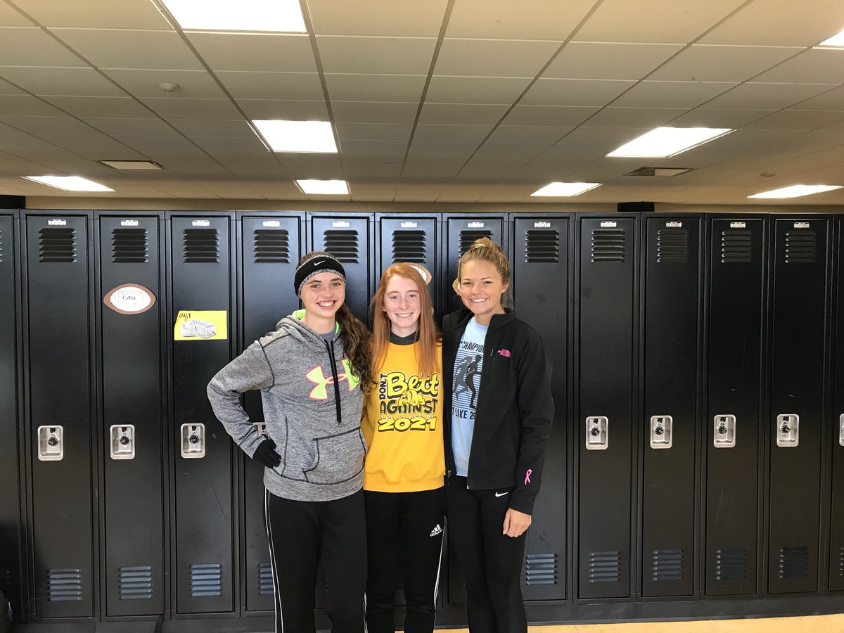 BettAthletic's tweet photo. Good luck to Trinity Borland and Madison Temple as they take off for the State XC meet in Fort Doge running Sat @ 9am #bettpride https://t.co/MqWKBaK6e1