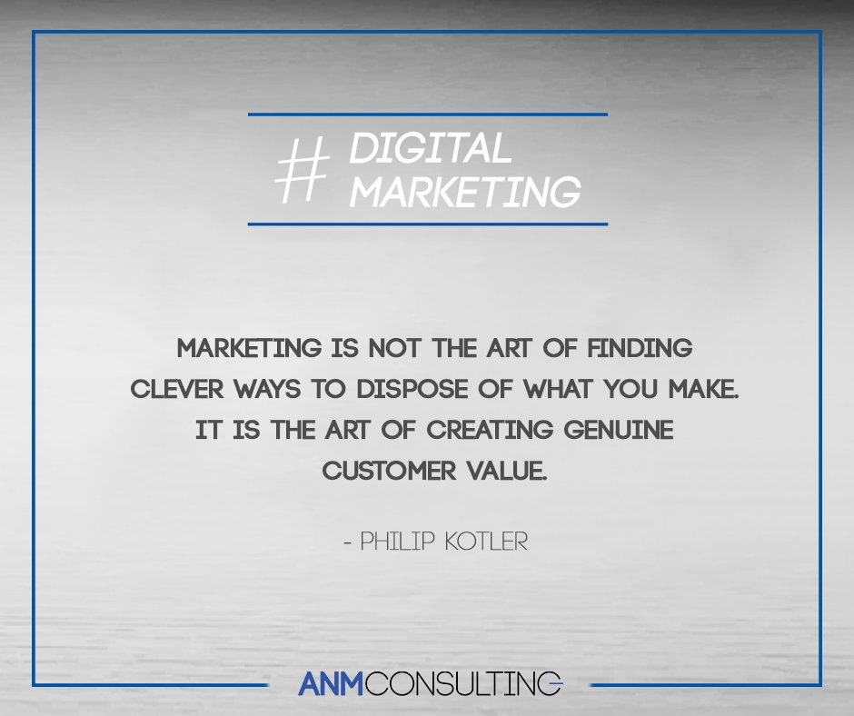 anmcons's tweet photo. No #Marketing, mais importante do que publicitar o nosso produto, é conseguir apresentá-lo ao público certo.
#tips #costumervalue https://t.co/ZWN4hUCsNR