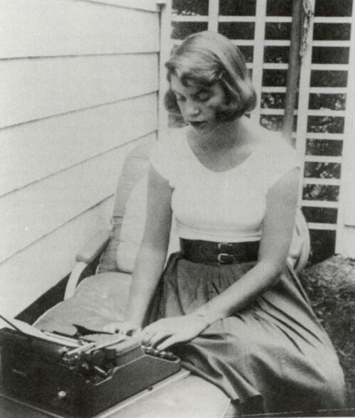 Happy 85th Birthday Sylvia Plath. Thank you for inspiring me so often.    