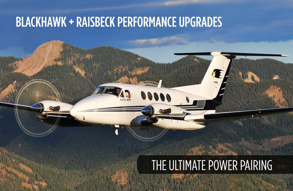 Add Blackhawk Engine+ Upgrades with <a href="/RaisbeckEng/">Raisbeck Engineering</a>'s EPIC package for the ultimate power pairing! blackhawk.aero/blackhawk-rais…