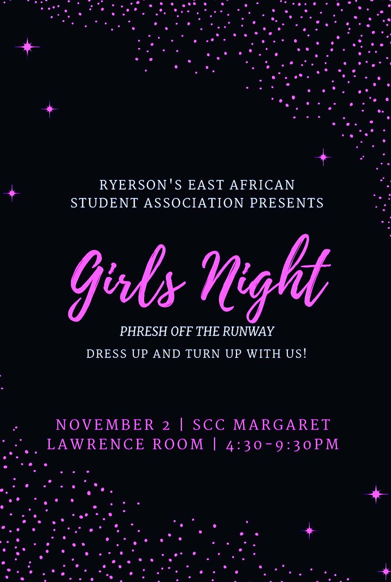 💝GIRLS NIGHT 💝NOV 2ND, 4:30PM. $10 @ the door, hope to see y'all there! 💖
