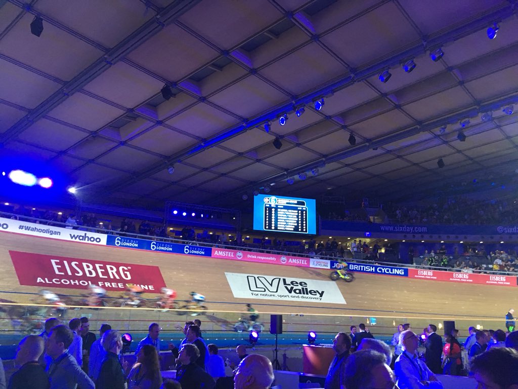 Exciting night tonight at  <a href="/sixdaycycling/">Six Day</a> #sixdaylondon