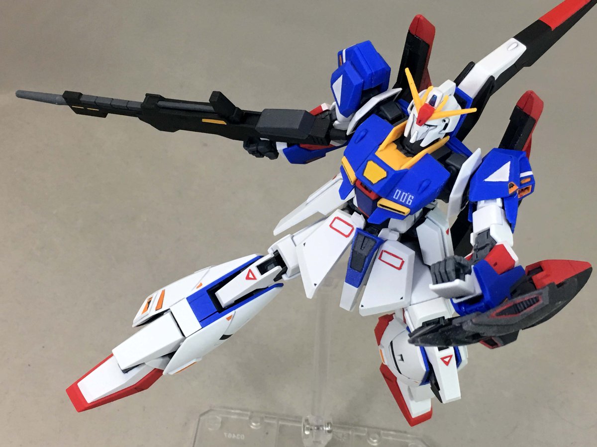 F A たちばな Auf Twitter Hguc 1 144 Msz 006 ゼータガンダム ウェイブシューター 組んだ 1990年のhg Zガンダム 時に設定された簡易変形仕様がバリエーションとしてhguc化 キットは背負い物と盾の違いのみなので敢えて当時の説明書の大河原画稿に寄せるw